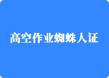 肏老师屄高空作业蜘蛛人证